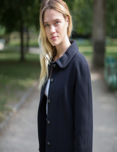 Manteau T 40 CHANEL noir