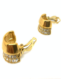 Boucles d'oreille clips SCHERRER vintage 