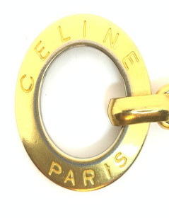 Bracelet CELINE vintage doré 1991