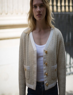 Veste CHANEL beige 