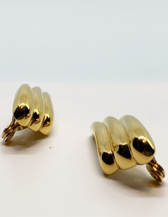 Boucles d'oreille clips YSL SAINT LAURENT Vintage