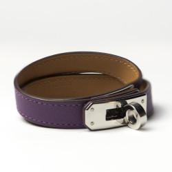 Bracelet Kelly HERMES double violet