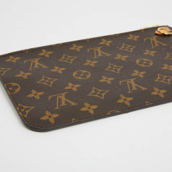 Mini pochette LOUIS VUITTON toile Monogram L V