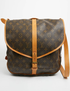 Sac Saumur LOUIS VUITTON toile Monogram