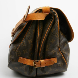 Sac Saumur LOUIS VUITTON toile Monogram