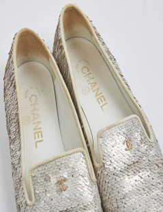 Mocassins sequins CHANEL T35.5