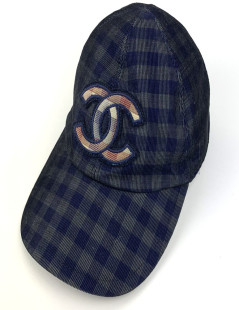 Casquette CHANEL T S à carreaux