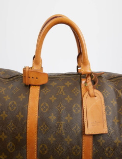 Keepall 55 LOUIS VUITTON Monogram marron Vintage