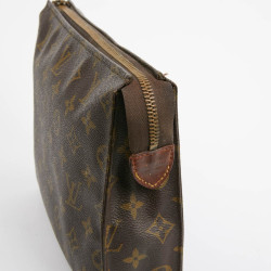 Trousse de toilette LOUIS VUITTON toile monogram marron LV