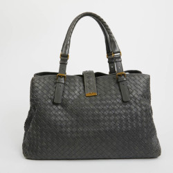 Sac BOTTEGA VENETA tressé noir