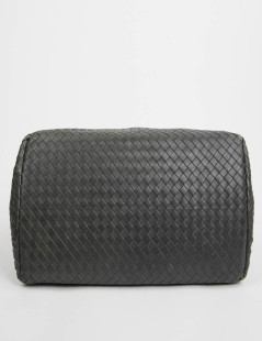 Sac BOTTEGA VENETA tressé gris anthracite