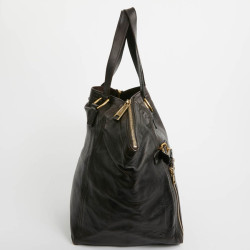 YSL Sac Downtown SAINT LAURENT cuir de veau marron