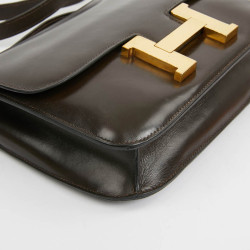 Constance marron HERMES cuir box