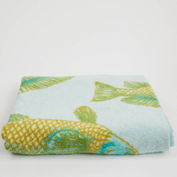 Serviette de plage HERMES motifs poissons