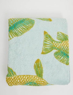 Serviette de plage HERMES motifs poissons