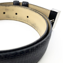 Ceinture Lancel noire homme