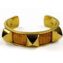 Bracelet clous HERMES rigide Collier De Chien