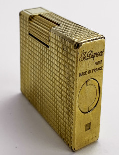 Briquet DUPONT plaqué or