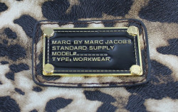 Sac MARC BY MARC JACOBS en toile imprimée léopard