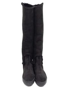 Bottes CHANEL T37.5 noires