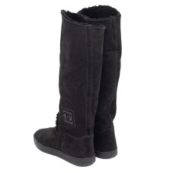 Bottes CHANEL T37.5 noires