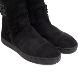 Bottes CHANEL T37.5 noires