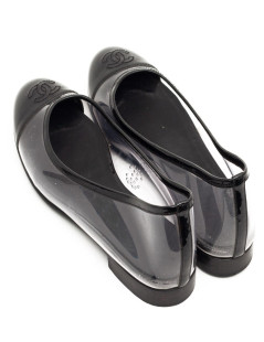 Ballerines CHANEL plastique transparent