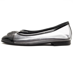 Ballerines CHANEL plastique transparent