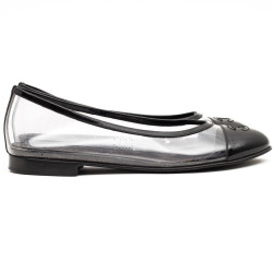 Ballerines CHANEL plastique transparent