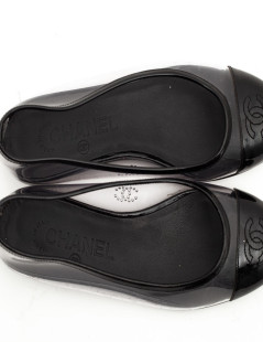 Ballerines CHANEL plastique transparent