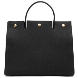 Sac Title BERBERRY TM cuir noir