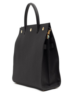 Sac Title BERBERRY TM cuir noir