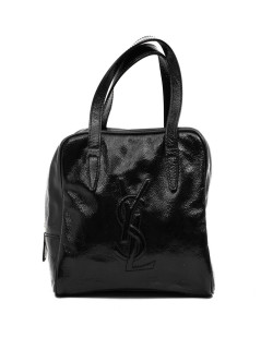 YSL sac SAINT LAURENT cuir verni noir