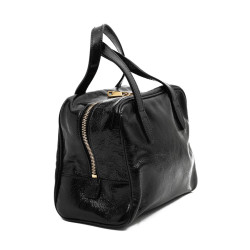 YSL sac SAINT LAURENT cuir verni noir