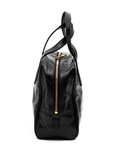 YSL sac SAINT LAURENT cuir verni noir