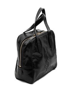 YSL sac SAINT LAURENT cuir verni noir