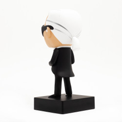 Figurine Karl Lagerfeld X Tokidoki noir et blanc