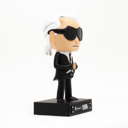 Figurine Karl Lagerfeld X Tokidoki noir et blanc