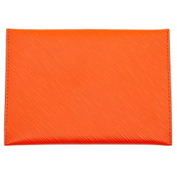 Pochette LOUIS VUITTON cuir Epi orange