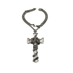 Collier croix enchainée MARGUERITE DE VALOIS