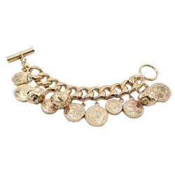 Bracelet CHANEL charms Cambon Vintage