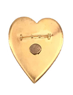 Broche coeur LACROIX Vintage