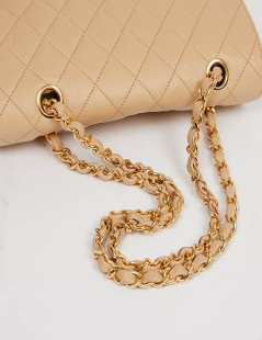 CHANEL Sac à main beige