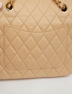 CHANEL Sac à main beige