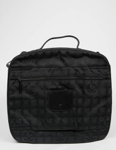 Vanity case CHANEL toile noire monogramme 