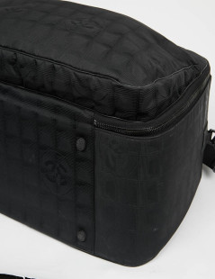 Vanity case CHANEL toile noire monogramme 