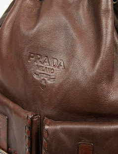 Sac à dos PRADA marron vintage