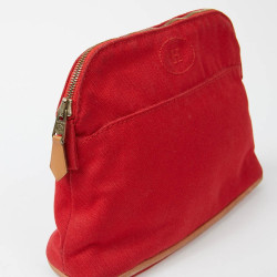 Petite trousse de voyage HERMES Bolide rouge