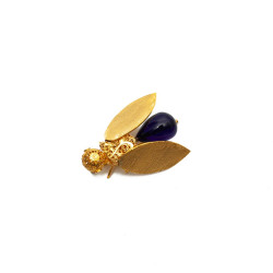 Broche Abeille saphir MARGUERITE DE VALOIS