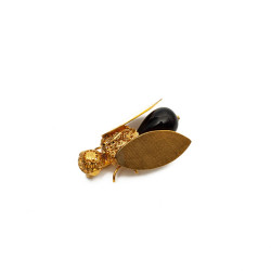 Broche Abeille noire MARGUERITE DE VALOIS